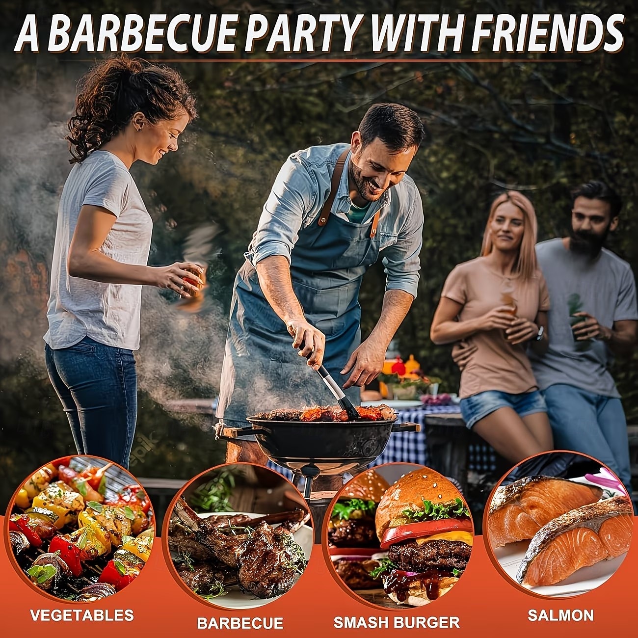 Set de 2 bucăți pentru zdrobirea burgerilor la grătar, set de spatule din oțel inoxidabil cu zdrobitor mare pentru burgeri, presă pentru burgeri și spatulă pentru grătar, ideal pentru gătit în aer 2026 - $15.99 –P8