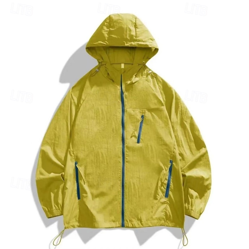 Mujer La chaqueta con capucha Chaqueta de piel de senderismo Chaqueta Cortavientos Verano Al aire libre Resistente al Viento Utra ligero (UL) Secado rápido Ligero Abrigos Chaqueta Pesca Escalada Playa 2026 - $24.99 –P3