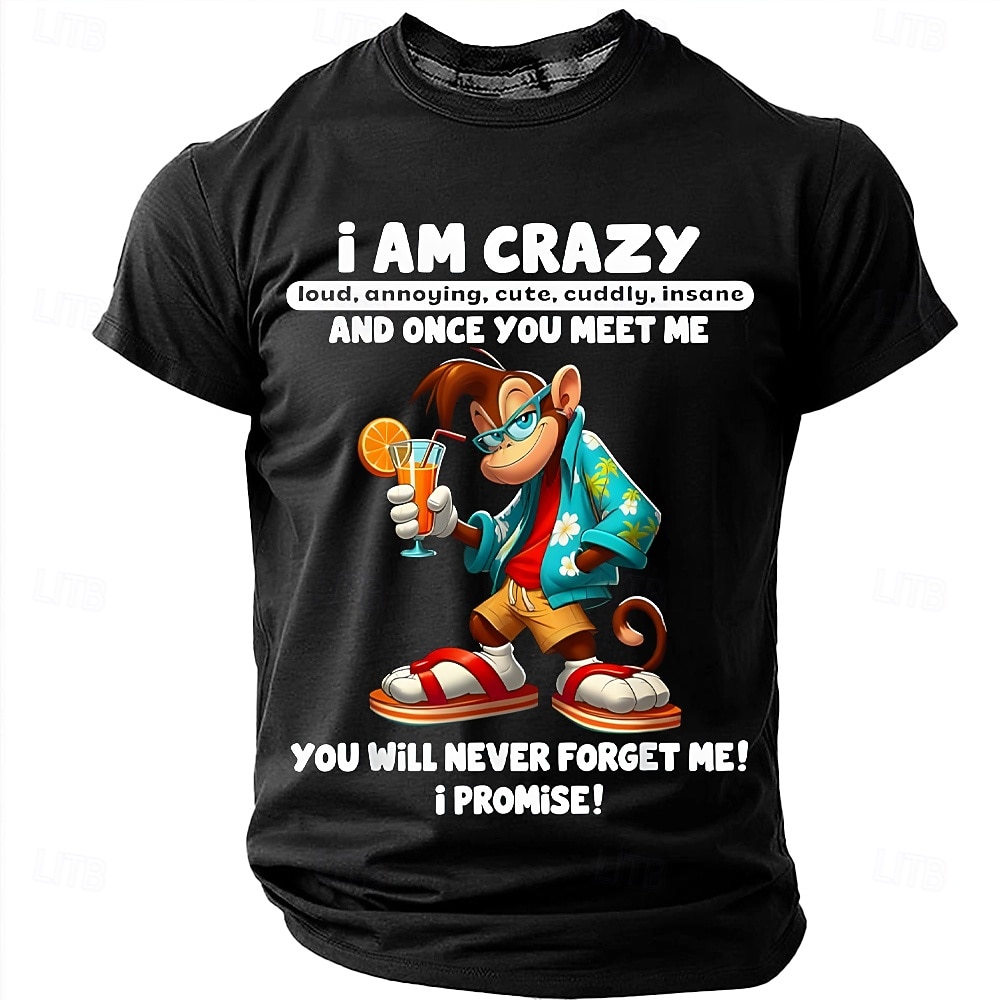 Męskie Śmieszne Podkoszulek Krótki rękaw Podkoszulek Druk 3D Półgolf Koszula Moda Designerskie Prosty Codzienny Impreza Ulica Czerwony Lato Wiosna Odzież S M L XL XXL XXXL 2026 - $18.99 –P2