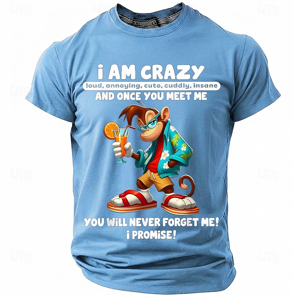 Męskie Śmieszne Podkoszulek Krótki rękaw Podkoszulek Druk 3D Półgolf Koszula Moda Designerskie Prosty Codzienny Impreza Ulica Czerwony Lato Wiosna Odzież S M L XL XXL XXXL 2026 - $18.99 –P10