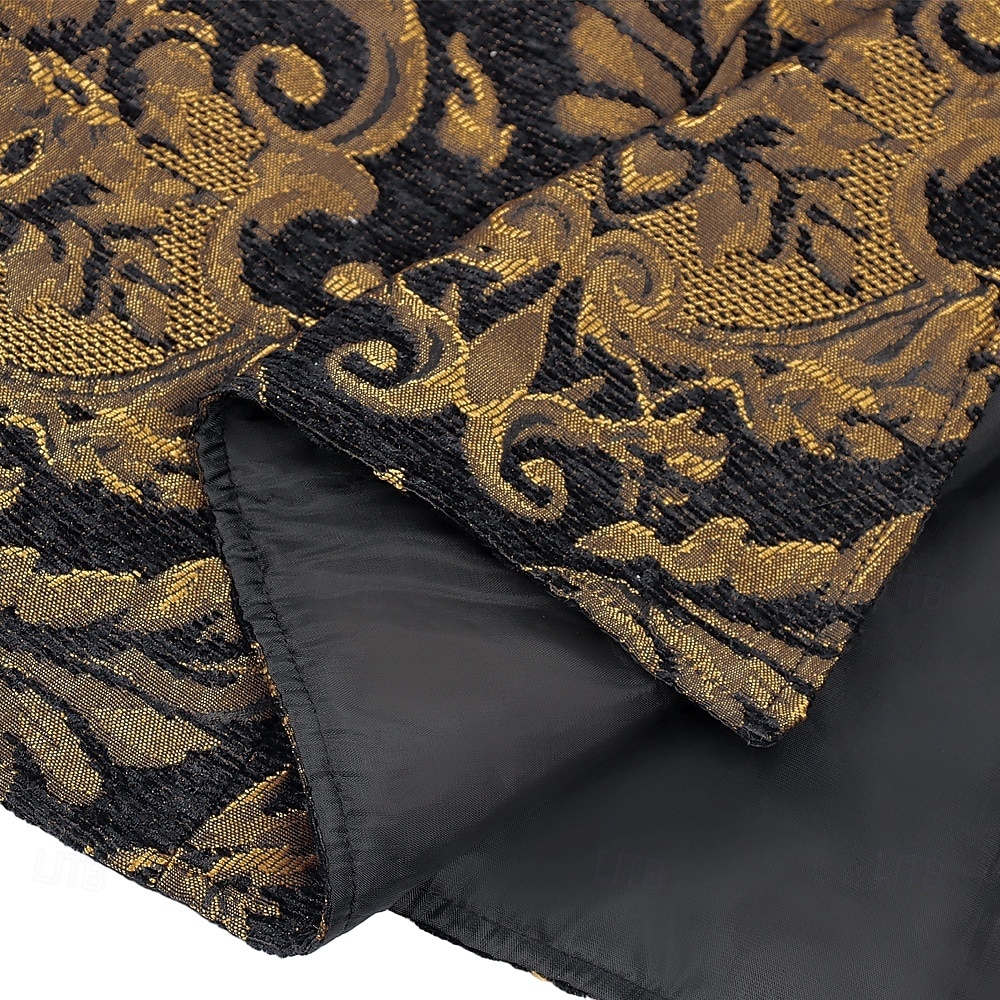 Mittelalterlich Renaissance Mantel Ärmellos Prinz Gentleman Edelmann Bestickt Blumen Kostüm Herren königlich Halloween Karneval Renaissance-Messe LARP Erwachsene Mantel Ganzjahres 2026 - $100.99 –P6