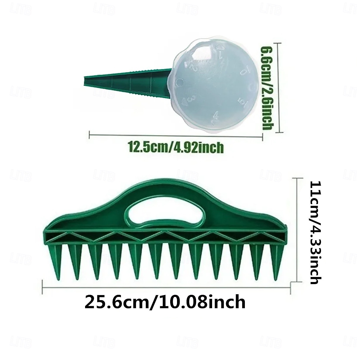 Handzaaimachine met 12 gaten voor snel zaaien, zaadverspreider voor handmatig zaaien, draagbare zaadafstandhouder, grondprikker voor het planten van zaden en het losmaken van de grond. 2026 - $10.49 –P3