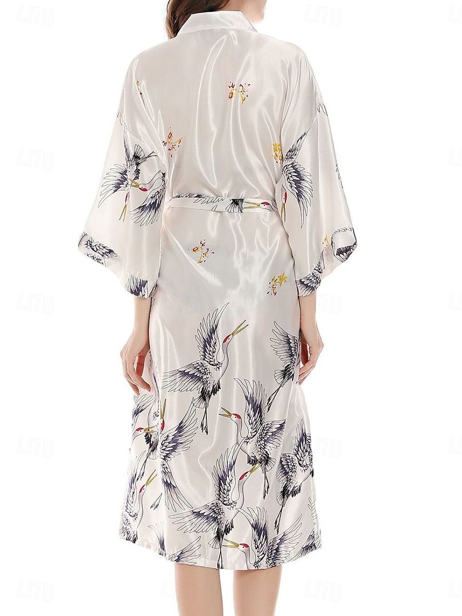 Damen Freizeitkleidung Robe Nachthemd Mode Lässig Grafik Satin-Seidenpyjamas Patchwork Kleid Urlaub Straße Date Halbarm V Ausschnitt Meerblau Schwarz Weiß Rote Grau Sommer Frühling Lässiger Schnitt 2026 - $21.99 –P2