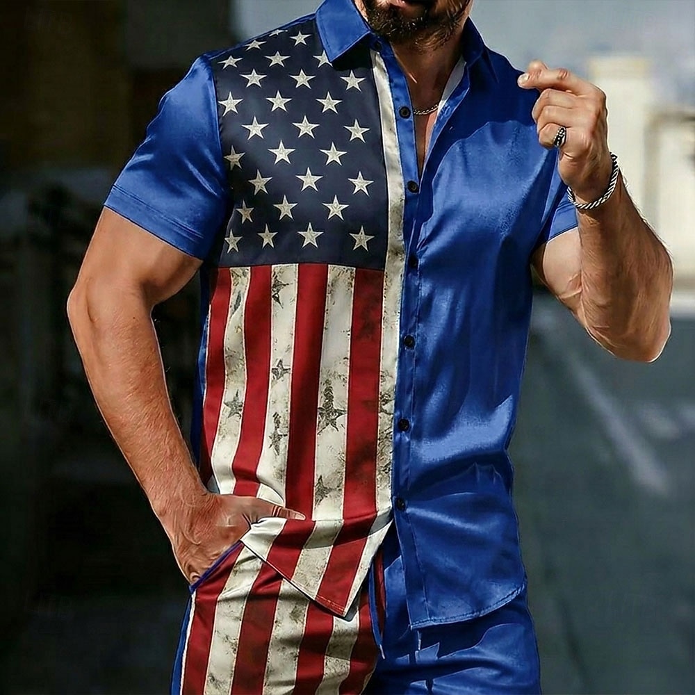 4th of july dress shirts Amazon.com: whoinshop Men's 4th of July Shirts American Flag Patriotic  Shirts Short Sleeve Button Up USA Memorial Day Shirts : Clothing, Shoes &  Jewelry