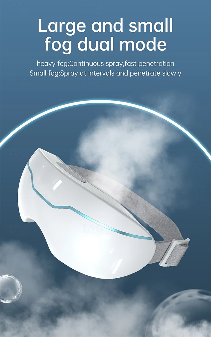 Portable Smart Steam Eye Mask for Dry Eyes, Heated Eye Mask with Warm Mist, Electric Eye Massager for Fatigue Relief, Dark Circles, Sleeping, Rechargeable Eye Spa for Women Men, Office & Home 2026 - $66.99 –P6