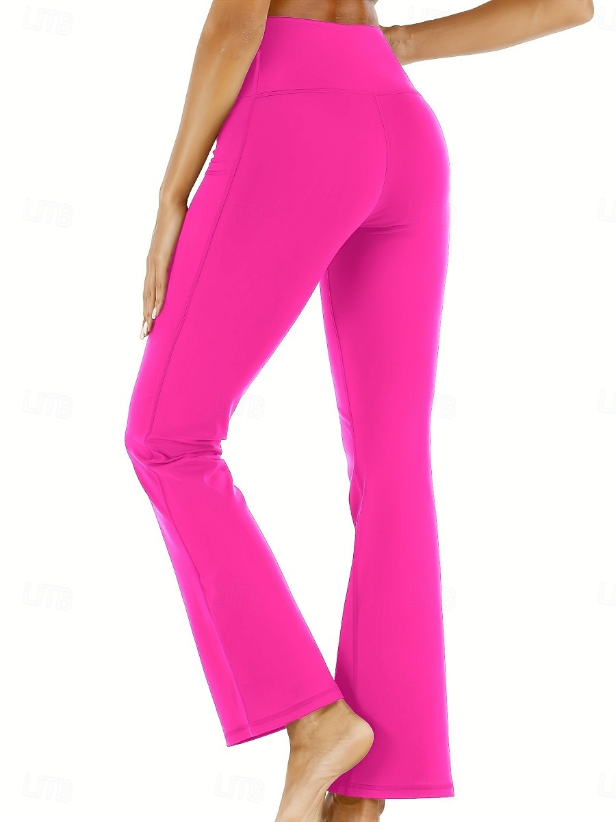 Mulheres Calças de Pilates Calças de ioga Bolsos Levantamento de Butt Ruched Cintura Alta Treino de Ginástica Corrida Ginástica Calças Leggings Côr Sólida Cinzento Escuro Preto Azul Marinho Esportes de 2026 por $19.49 –P12