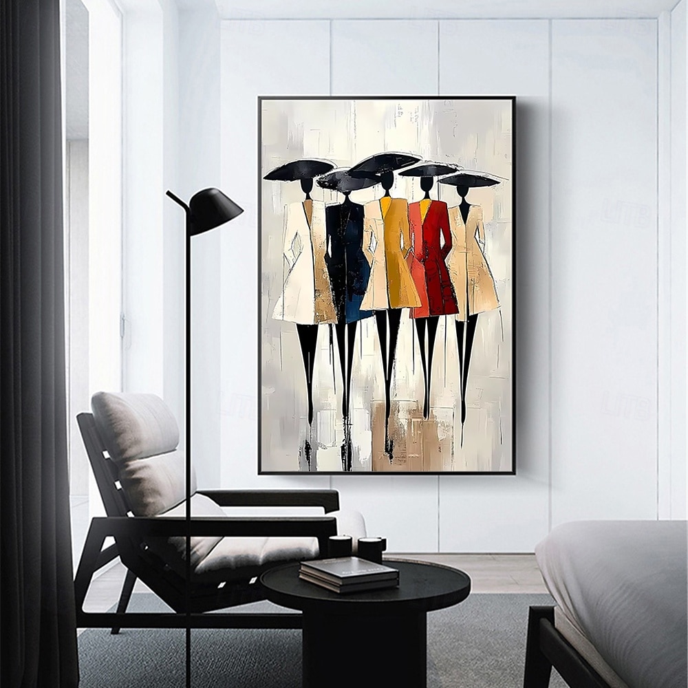 Mintura Handmade Figure Oil Paintings On Canvas Wall Art Decoration Modern Abstract Pictures For Home Hotel Decor Rolled Frameless Unstretched Painting 2026 - $69.99 –P2