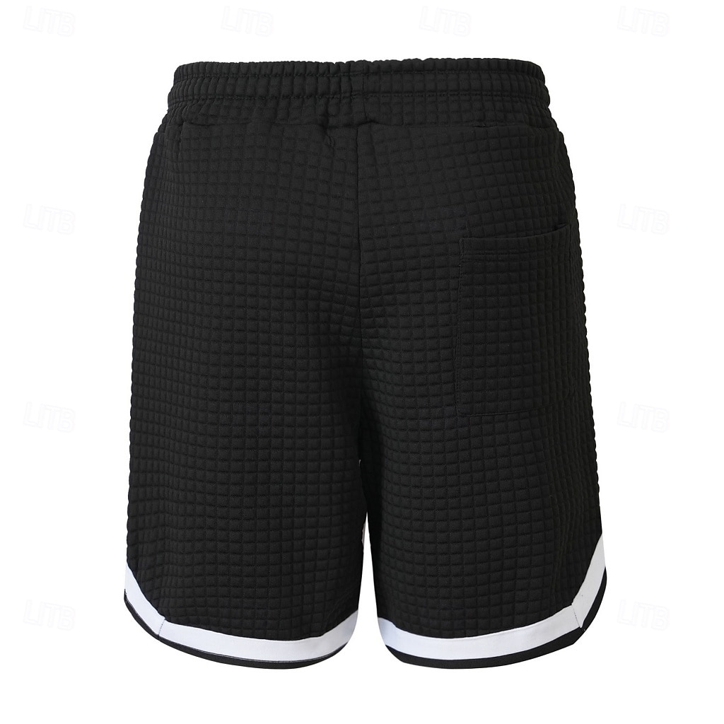Per uomo Pantaloncini Waffle Shorts Pantaloncini Estivi Shorts da Spiaggia Pantaloncini casual Tasca Elastico in vita Blocco di colori Comodità Traspirante Lunghezza al ginocchio Casuale All'aperto del 2026 a $26.99 –P12