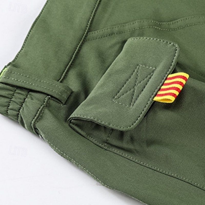 Herre Helfarge MTB-shorts Sykkelshorts Sykkel Shorts Løstsittende shorts Slimfit sport Hurtigtørkende Vanntett Glidelås Pustende Svart Militærgrønn Klær Sykkelklær 2026 - $35.99 –P10