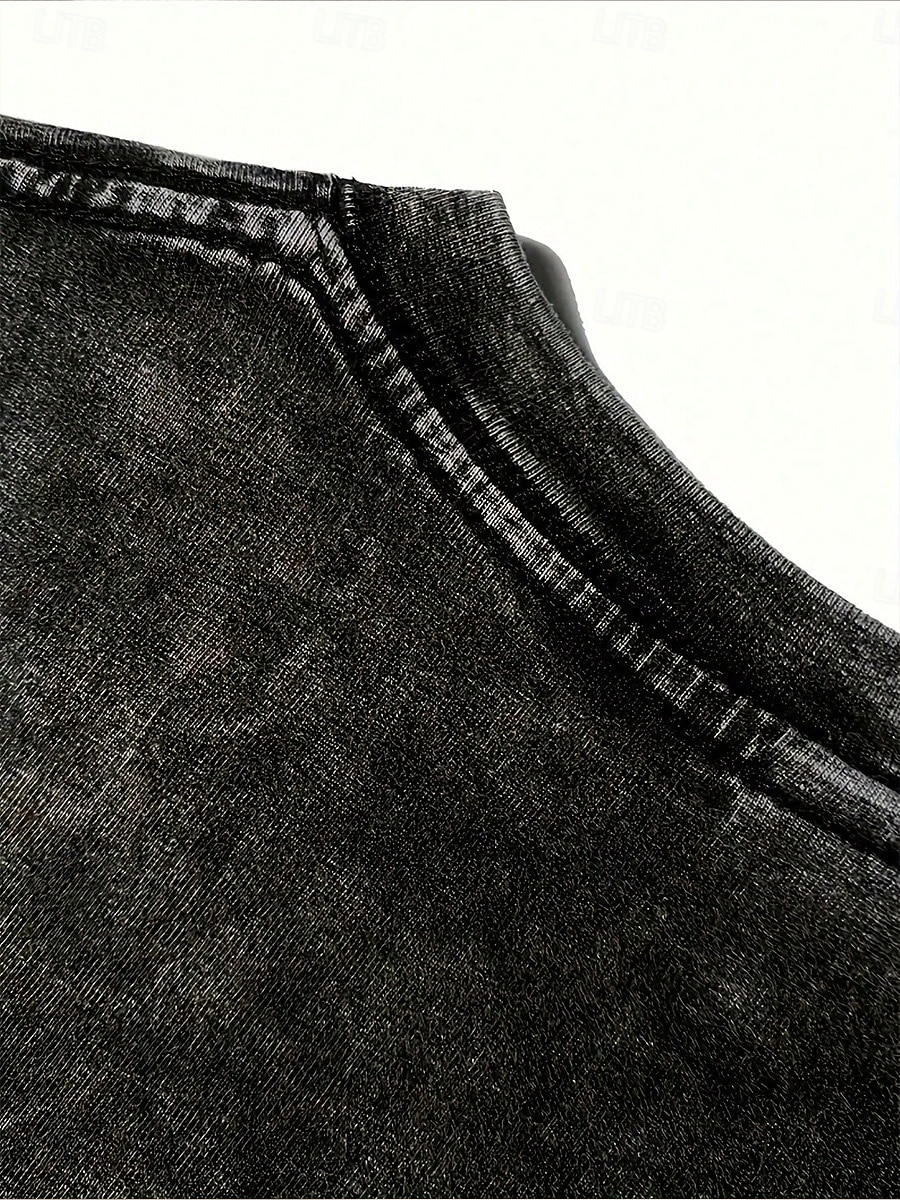 Pentru femei 100% Βαμβάκι Tricou Cămașă din bumbac Topuri cu spălare vintage Simplu Epocă Modă Stilat Manșon scurt Stil Nautic Rotund Topuri obișnuite Casual Zilnic Ieșire Albastru piscină Gri și Alb 2026 - $29.99 –P6