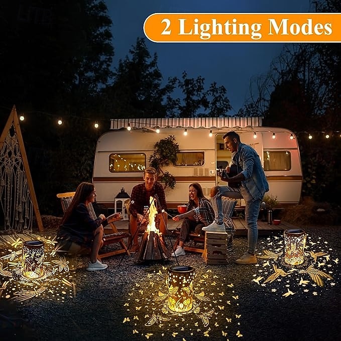 Hummingbird Solar Lantern Garden Decor, Metal Hanging Outdoor Lights Waterproof, Solar Powered Decorative Lights with Shadow Projection,Gifts for Women Mom Grandma 2026 - $19.99 –P7