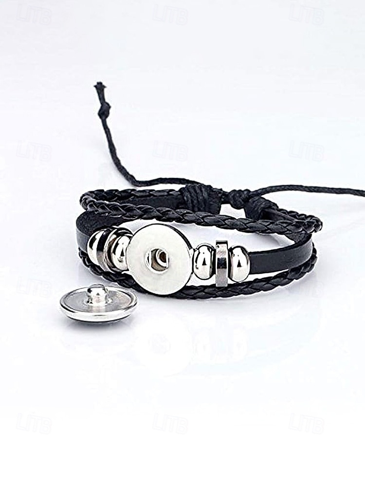 lega da uomo &Bracciale in misto pelle, con design a bandiera americana, misura regolabile, stile patriottico, ideale per il cinquecentesimo anniversario degli Stati Uniti, il giorno del 2026 a $7.99 –P5