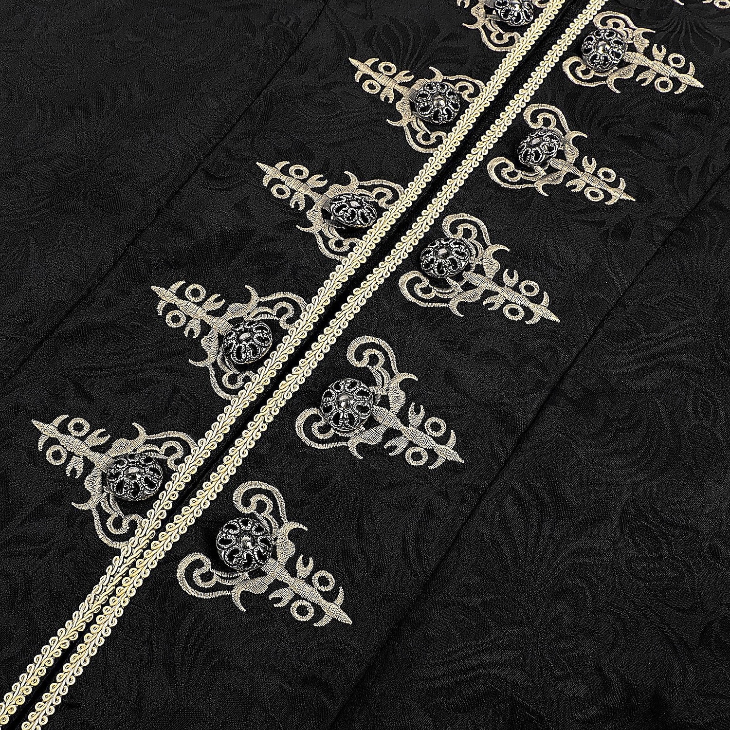 Medieval Renacimiento Abrigo Larga Príncipe Caballero Noble Bordado Disfraz Hombre Real Víspera de Todos los Santos Carnaval Feria del Renacimiento LARP Adulto Chaqueta Todas las Temporadas 2026 - $64.99 –P12