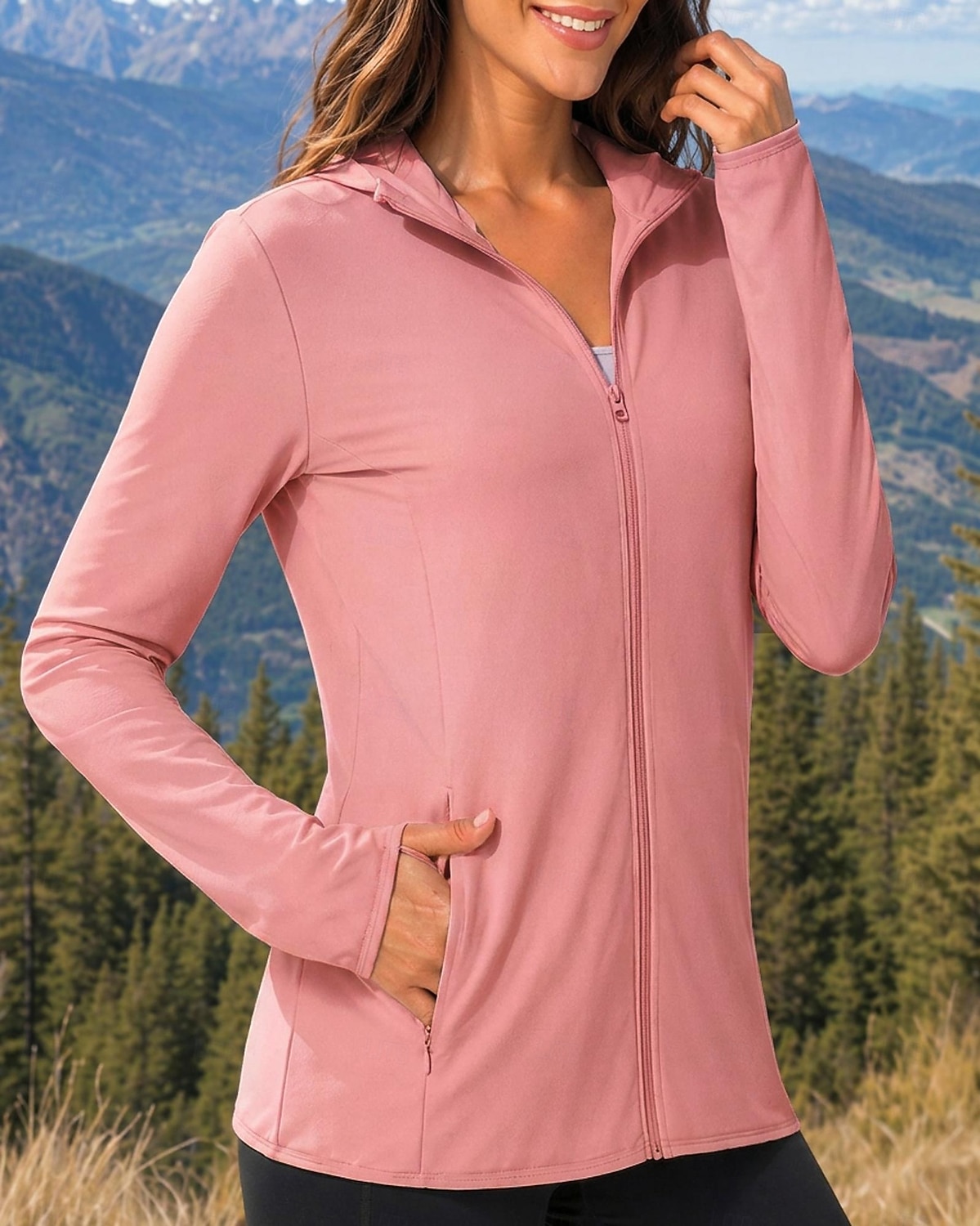 Mulheres Jaqueta Corta-Vento Jaqueta Softshell Jaqueta de Trilha Ao ar livre Proteção Solar Secagem Rápida Leve Respirável Roupas de caminhada Roupas de caminhada Verão Primavera Jaqueta Alpinismo de 2026 por $23.99 –P11
