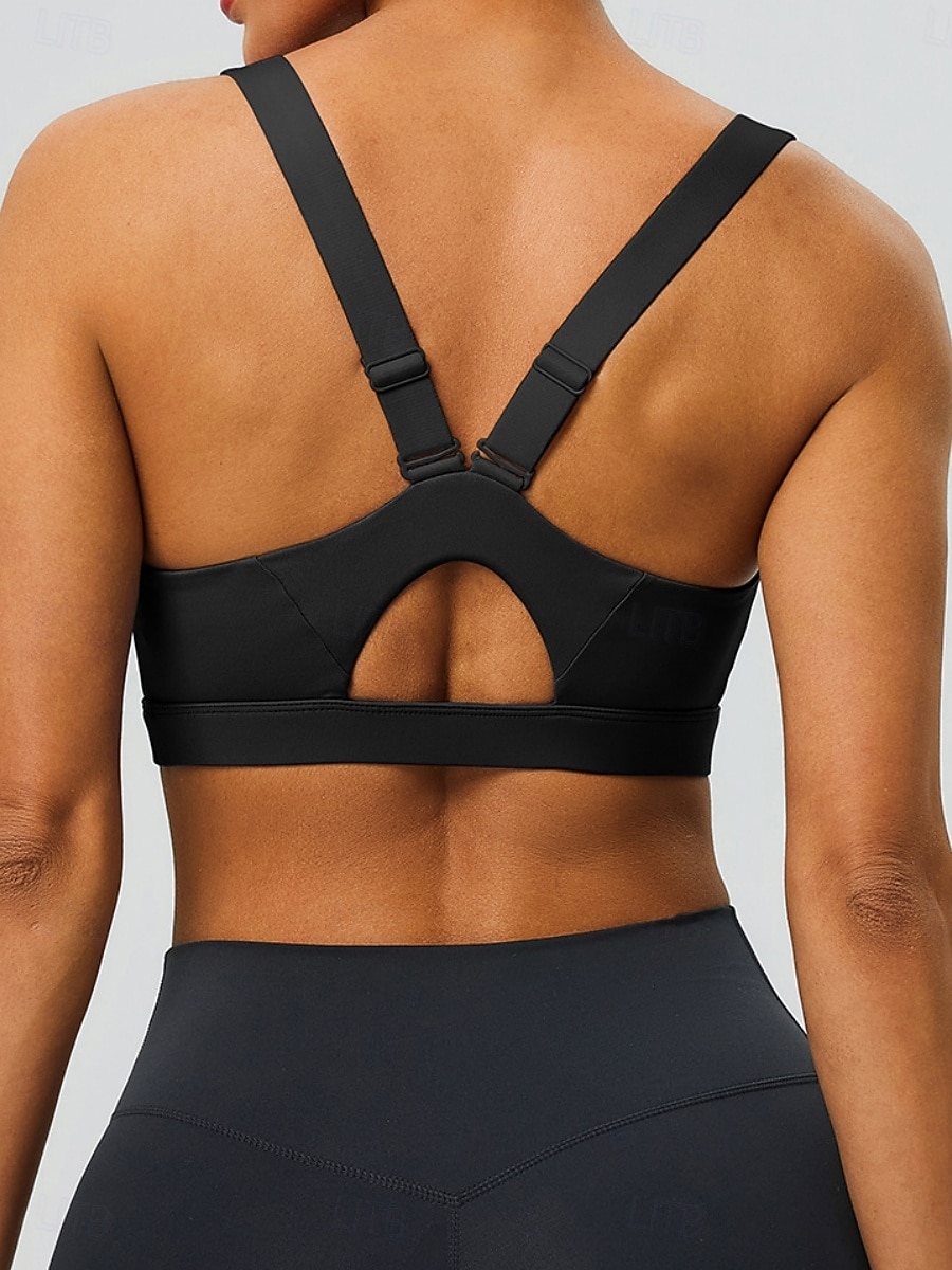 Mujer Camisetas sin mangas para hacer ejercicio Sujetadores de Deporte Cuchara Ropa Interior / Prenda Interior Absorción de impacto Tamaño Ajustable Ligero Inalámbrico Acolchado Color sólido Deporte 2026 - $21.99 –P19