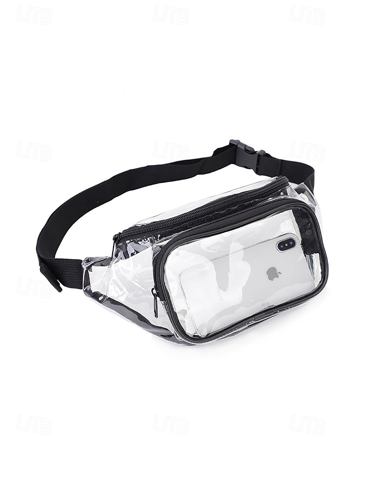 Women's Clear PVC Crossbody and Waist Bag, Multi-Color Transparent Bag with Adjustable Strap and Multiple Wearing Styles, Large Capacity Stylish Bag for Beach Vacation and Casual Daily Use 2026 - $11.99 –P11