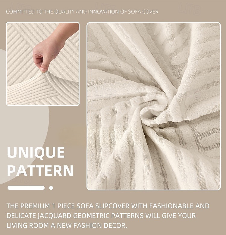 Waterbestendige, elastische bankhoes, jacquard hoes, antislip, wasbaar, meubelbeschermer, huisdiervriendelijk, voor de woonkamer. 2026 - $37.99 –P8