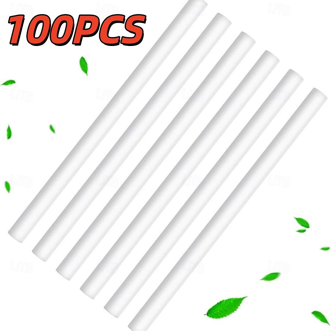 100Pcs Humidifier Stick Filter Refill - Mini Air Diffuser Pure Wicks Refill Cotton Filter Sticks Replacement Wicks for Small Portable Humidifier Diffuser in Office Bedroom Home 2026 - $15.99 –P1