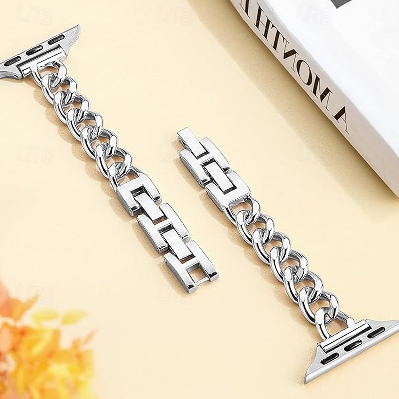 Modern Buckle Compatible with Apple Watch band 38mm 40mm 41mm 42mm 44mm 45mm 46mm 49mm Metal Clasp Adjustable Alloy Strap Replacement Wristband for iwatch Ultra 3 2 Series 11 10 9 8 7 SE 6 5 4 3 2 1 2026 - $13.99 –P14