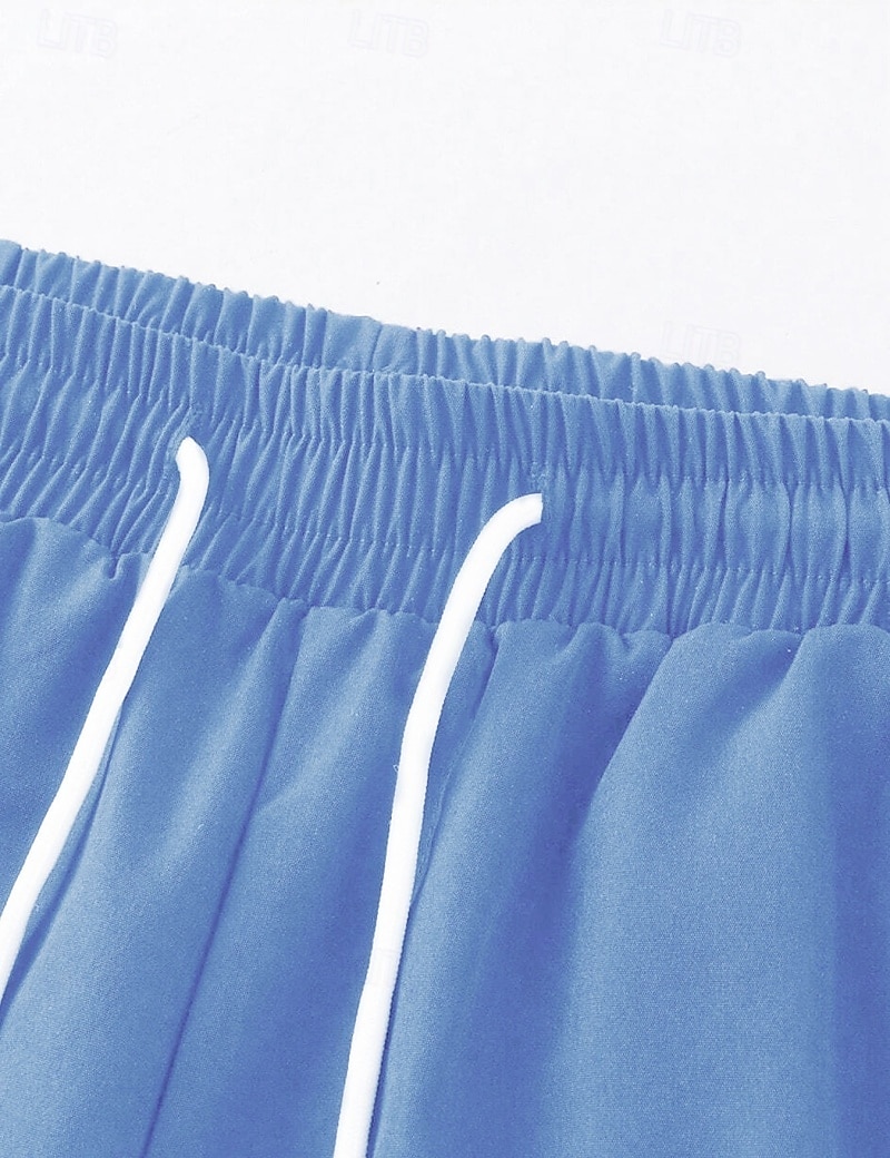 Voor heren Ladingbroek Cargoshorts Korte broek Casual korte broek Zak Elastische taille Effen Knielengte Casual Buiten Streetwear Modieus Streetwear Zwart Marineblauw Inelastisch 2026 - $22.99 –P17