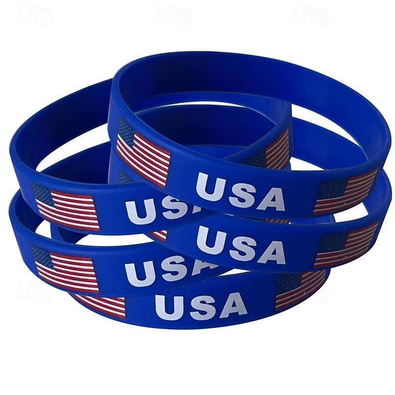 30-pakning med silikonarmbånd med verdensflagg, internasjonale gummiarmbånd i bulk til sportsbegivenheter, fotballkamper, festgaver, skolebelønninger, vanntett, voksenstørrelse 2026 - $26.99 –P1