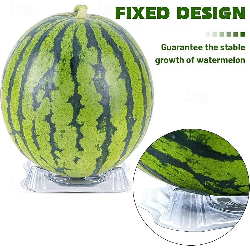 Melon Rack 50Pcs Plastic Melon Cradle, Clear Watermelon Support Stand, Melon ...