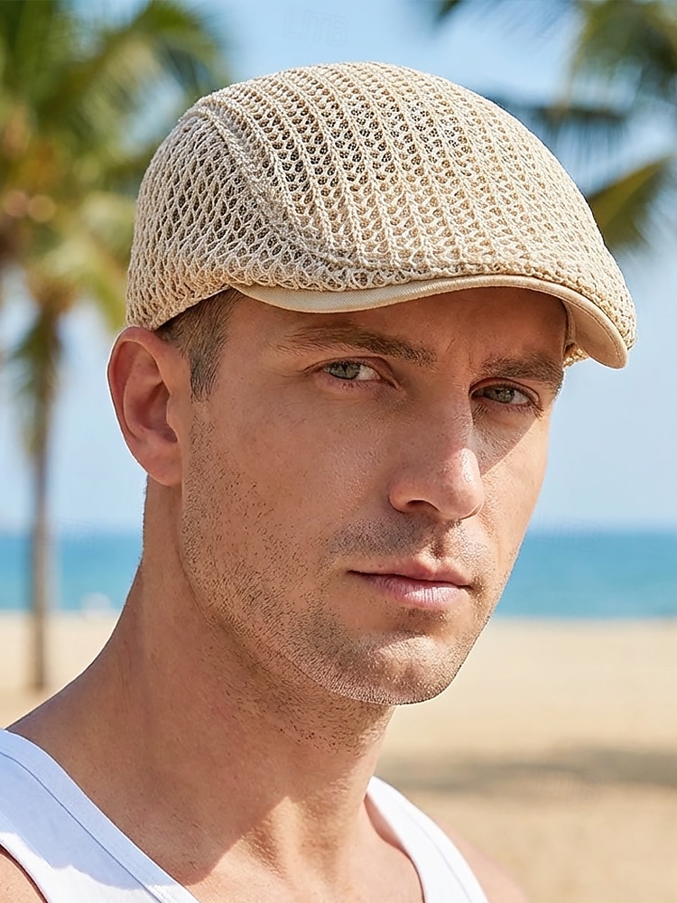 Cappello da uomo in paglia intrecciata, leggero e traspirante, multicolore, ideale per vacanze al mare o per l'uso quotidiano all'aperto, elegante e comodo. del 2026 a $14.99 –P2
