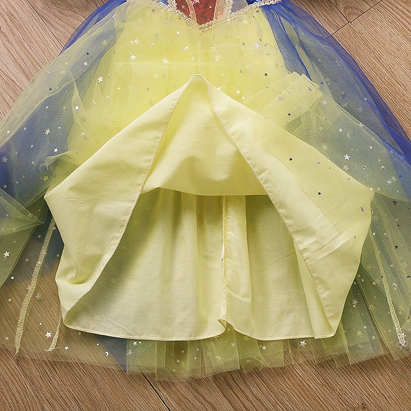 Snøhvit Snøhvit Prinsesse Kjoler Cosplay kostyme Drakter Film Mote søt stil Tutuer for Jente Barne Maskerade Daglig Fest Ferie 2026 - $41.99 –P9