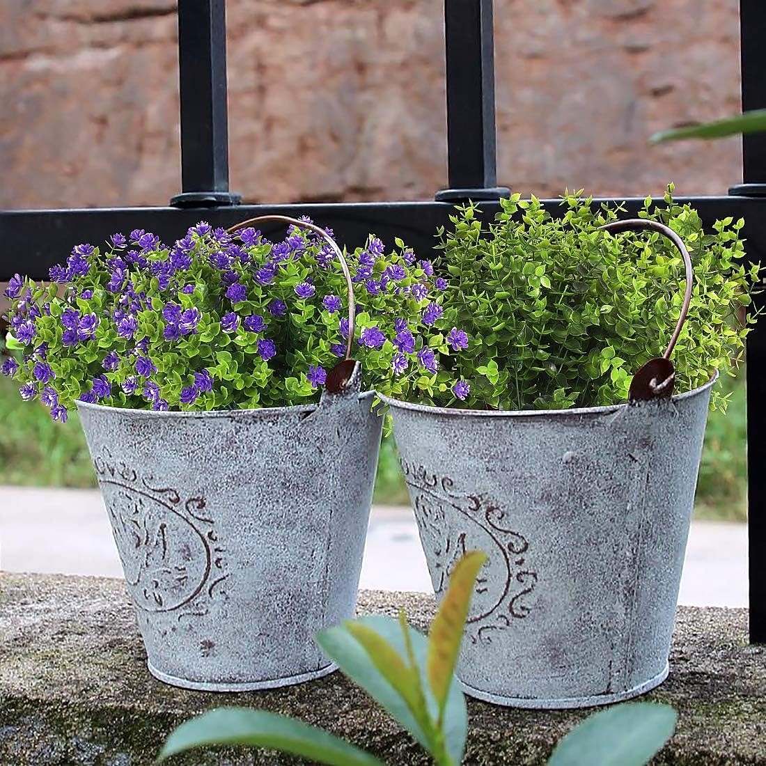 ٨ حزم من نباتات البقس الاصطناعية، نباتات ربيعية صناعية خارجية، شجيرات صناعية مقاومة للأشعة فوق البنفسجية، سيقان خضراء خارجية، أزهار خارجية تبدو حقيقية، أوكالبتوس صناعي 2026 - $15.99 –P5