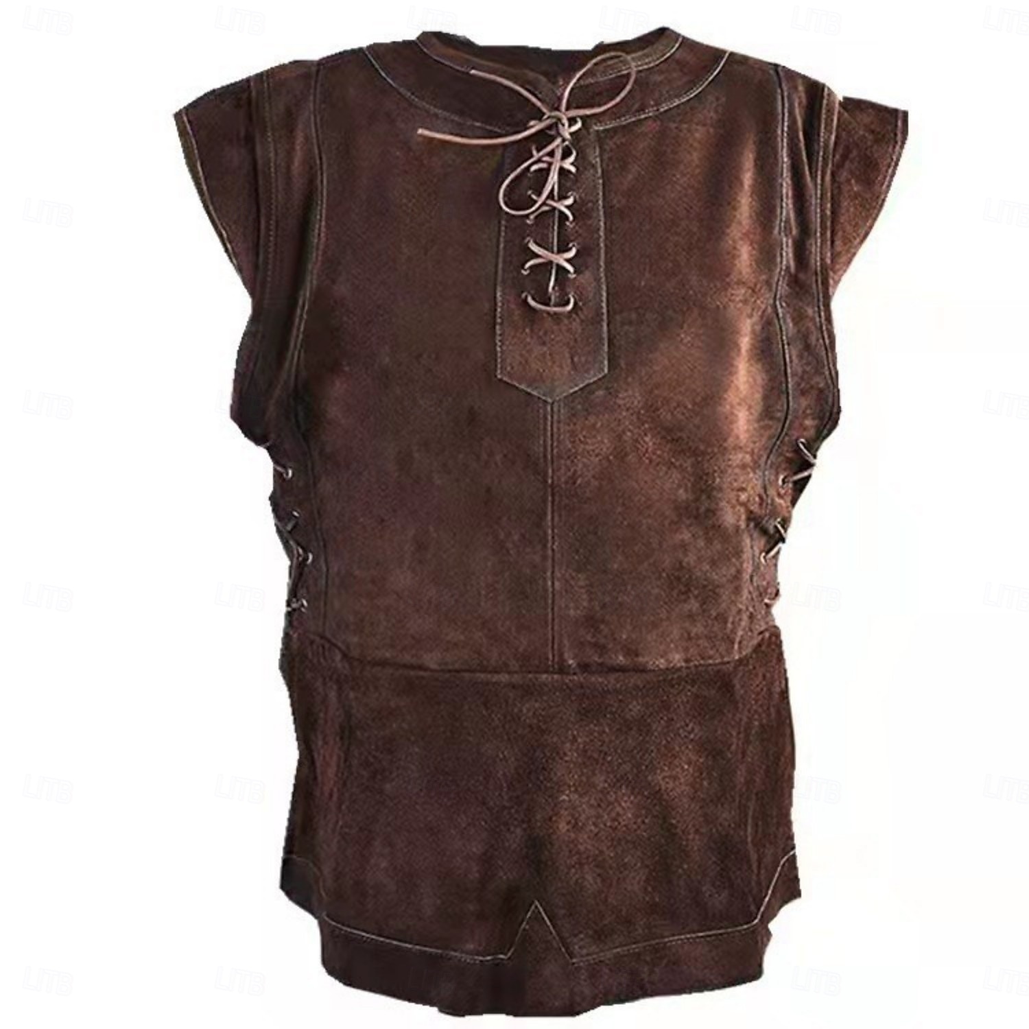 Setti Keskiaika Renessanssi Polvipituinen Asut Hieno puku Tekoturkispuku Soturi Barbaari Naamiaispuku Miesten Viikinki Halloween Karnevaali Suoritus LARP Ren Faire Aikuisten 2026 - $124.64 –P14