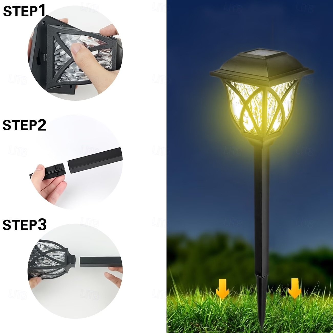 6-Pack Outdoor Solar Waterproof Stake Lights, Decorative LED Garden, Yard, Lawn, Pathway, and Flower Bed Lighting – Perfect for Weddings, Holidays, Parties, Outdoor Events, and Ambient Landscape Light 2026 - $23.99 –P4