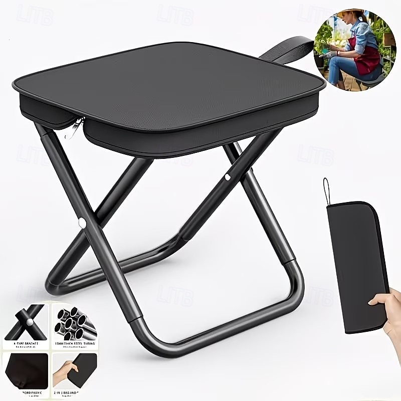 Portable Folding Chair Adult Heavy-Duty Portable Folding Chair with a 440 lbs Weight Capacity, Lightweight and Sturdy Frame, Compact Foldable Outdoor Chair with Portability, Stool-Like, Weather-Resist 2026 - $14.99 –P6