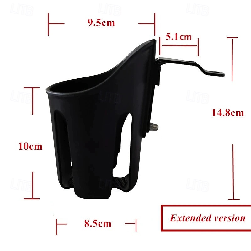 Universal Motorcycle Water Bottle Holder, Handlebar Cup Holder for Bike Scooter ATV, Sturdy Drink Cage Motorcycle Accessories, Simple Mount Design, Black 2026 - $16.99 –P10