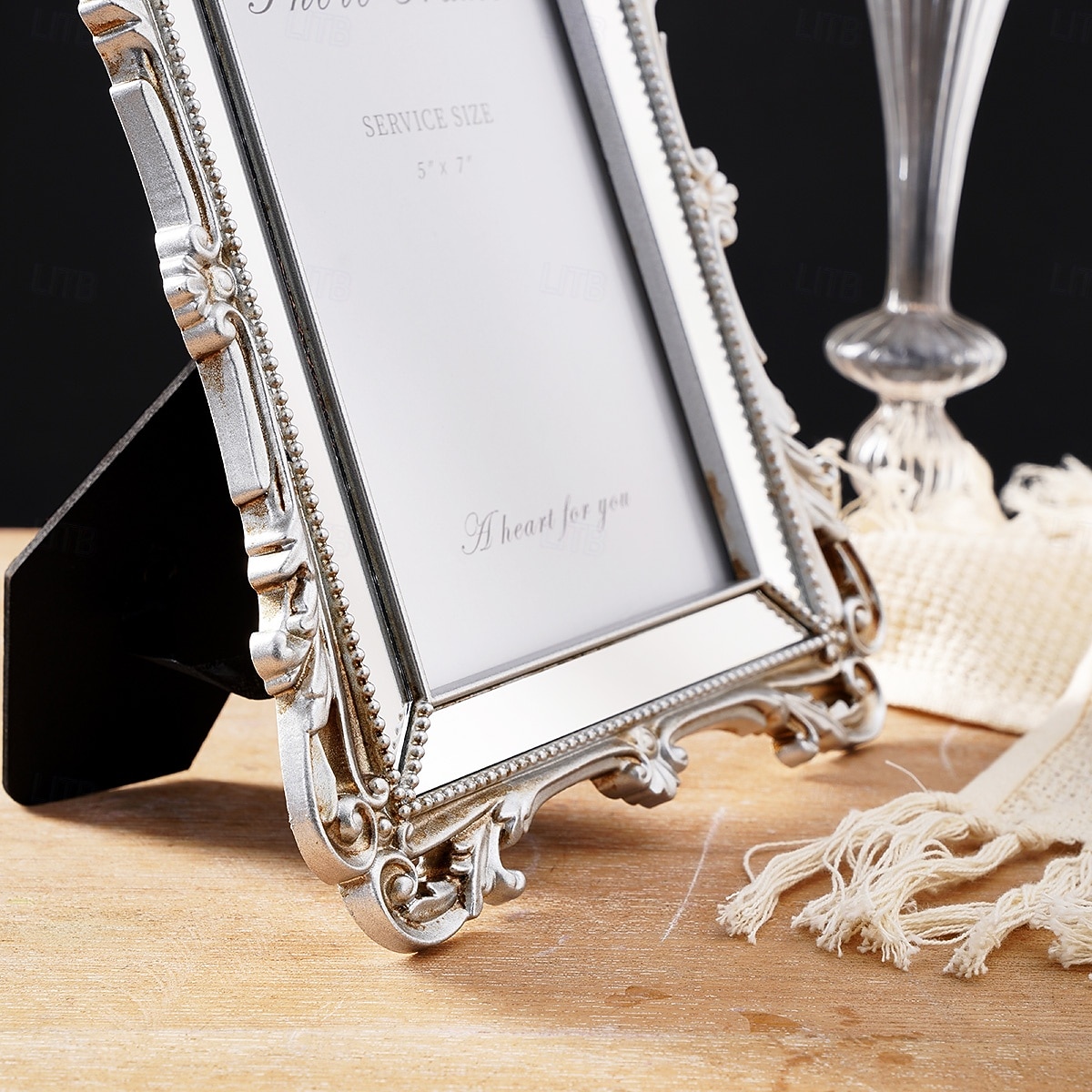 1PC, Featuring Rococo Baroque Three-dimensional Relief Carving Technique. This Decorative Photo Frame for Home And Wedding Wse Is Suitable for Both Tabletop Display And wall Hanging 2026 - $23.99 –P15
