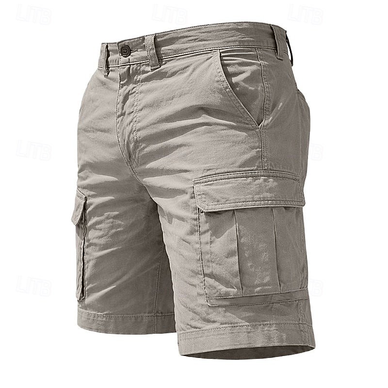 Per uomo Carico tattico Pantaloncini cargo Shorts Pantaloncini casual Tasca Semplice Sopra il ginocchio Casuale All'aperto Abbigliamento casual alla moda Moda Streetwear Cáqui Escuro Nero Inelastico del 2026 a $29.99 –P7