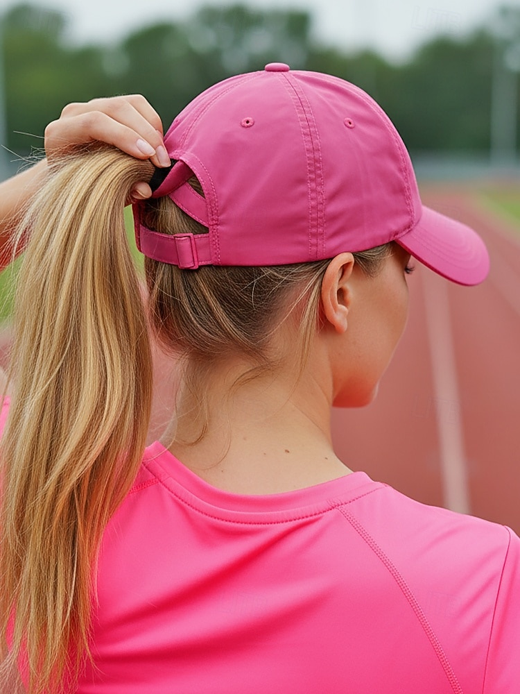 női gyorsan száradó poliészter lófarokba varrt baseballsapka, állítható, többszínű sportsapka hétköznapi viseletre, futáshoz, túrázáshoz, teniszhez, edzőtermi edzésekhez és szabadtéri tevékenységekhez 2026 - $11.99 –P1