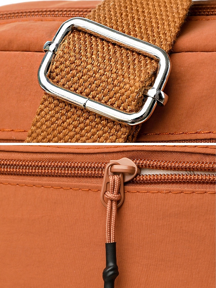 Γυναικεία αδιάβροχη τσάντα χιαστί από νάιλον, μεγάλη χωρητικότητα με πολλά διαμερίσματα, ρυθμιζόμενο ιμάντα ώμου, κομψή για υπαίθριες δραστηριότητες, διακοπές στην παραλία, πεζοπορία, καθημερινή 2026 - $14.99 –P10