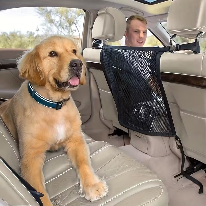 Red de seguridad para perros en el coche, barrera aislante, accesorios para mascotas, separador de perros para coche y SUV 2026 - $22.99 –P1