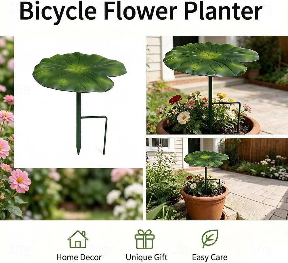 Ombrelle en forme de feuille de nénuphar, mini parasol imperméable en forme de feuille de nénuphar pour plantes en pot d'extérieur, 21 cm (8,27 pouces), protection pour pots de fleurs de 2026 ? $13.99 –P7