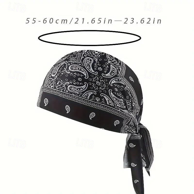 Paisley avkjølende hodeskjerflue hurtigtørkende, elastisk sykkelsportslue utendørs piratbandana for menn og kvinner, fitness, løping, treningsstudio, helårs hodeplagglue 2026 - $9.99 –P6