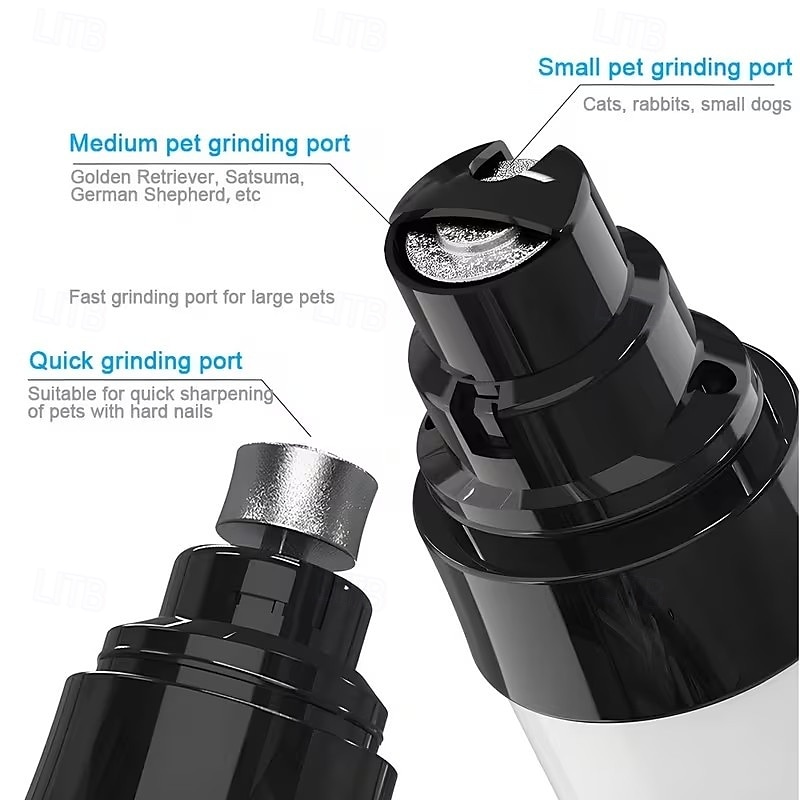 Silent Groom Pro Nail Grinder, Dog Nail Trimmer, Rechargeable Usb Charging Electric Pet Nail Grinder, Pet Nail Grinder for Dogs, Silent Dog Nail Grinder, Dog Nail Trimmers 2026 - $23.99 –P5