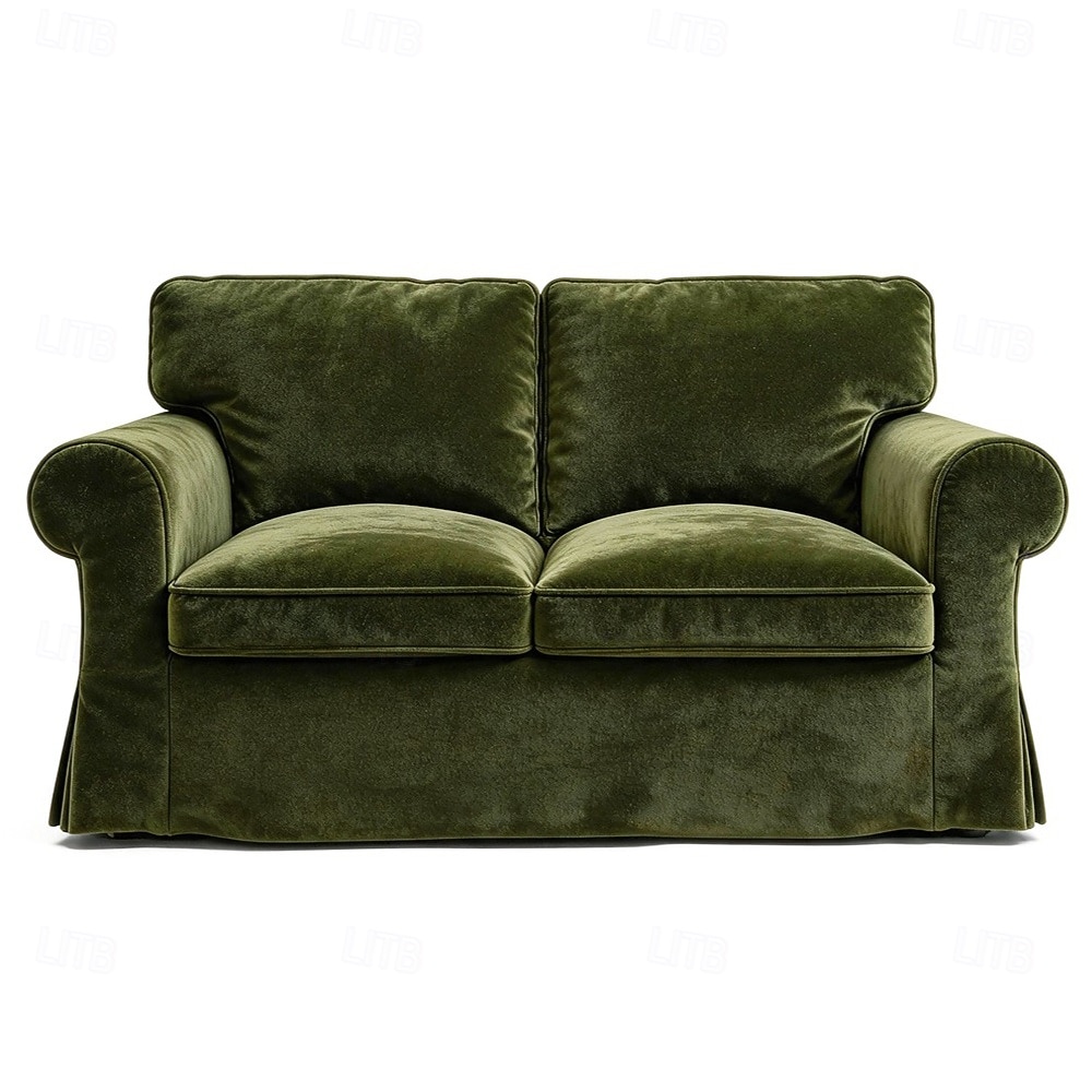 Ektorp 2-seters sofatrekk, blank fløyelsstoff 2026 - $284.99 –P3