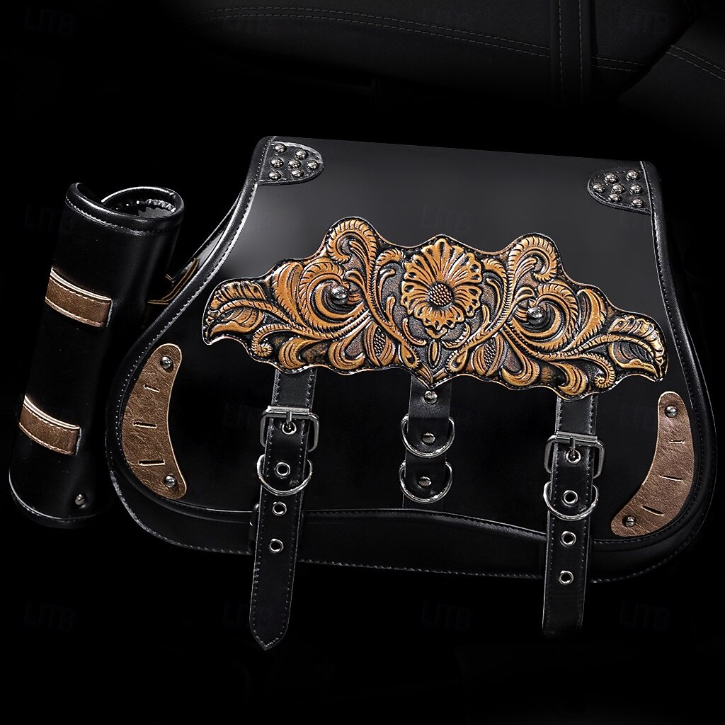 Western Retro Vintage Punk & Gothic Saddlebags Motorcycle Bag Side Bags Riders Western Revival Fancy Dress Unisex Halloween Carnival Adults Saddlebags 2026 - $154.99 –P2