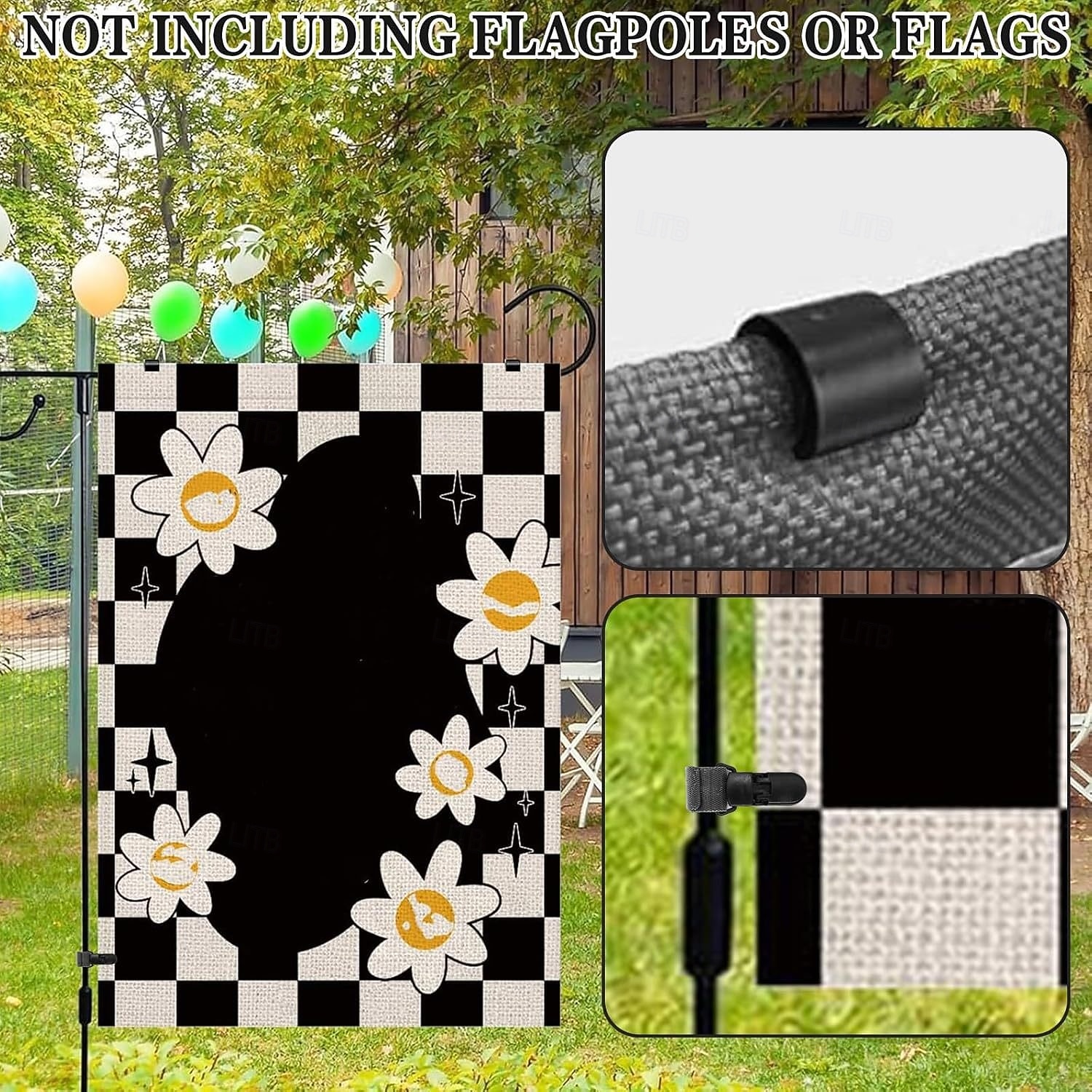 25Pcs Garden Flag Stoppers & Clips Kit, All-Season Heavy-Duty Plastic & Rubber Windproof Clips Hardware Accessories for Outdoor Flags, Small Banners, Curtains 2026 - $19.99 –P4