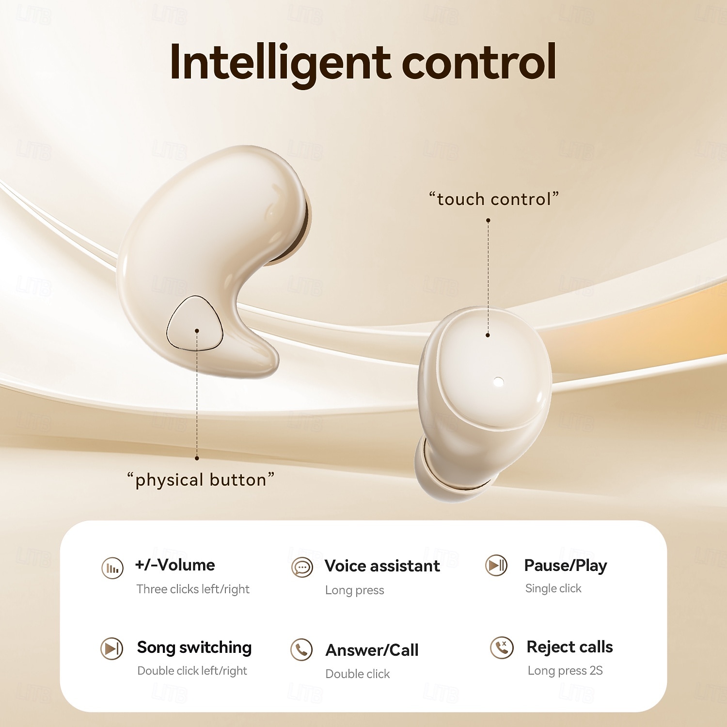 Usynlige søvnørepropper for sidesovere, 2 par trådløse hodetelefoner i ett ladeetui, ultratynne mini Bluetooth-ørepropper for små ører, støydemping, LED-strømdisplay for iPhone og Android 2026 - $32.99 –P11