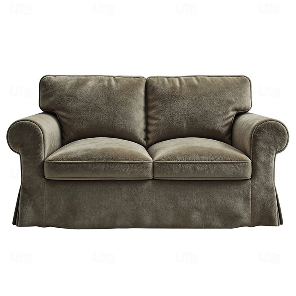 Ektorp 2-seters sofatrekk, blank fløyelsstoff 2026 - $284.99 –P2