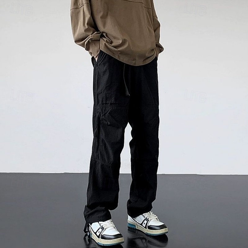 Voor heren Combatbroek Cargohosen Wandelbroek Waterdichte broek Zomer Lente Herfst Buiten Normale pasvorm waterdicht Sneldrogend Lichtgewicht Ademend Broeken / Regenbroek / Overbroek Ritsen Zak Zwart 2026 - $27.99 –P19