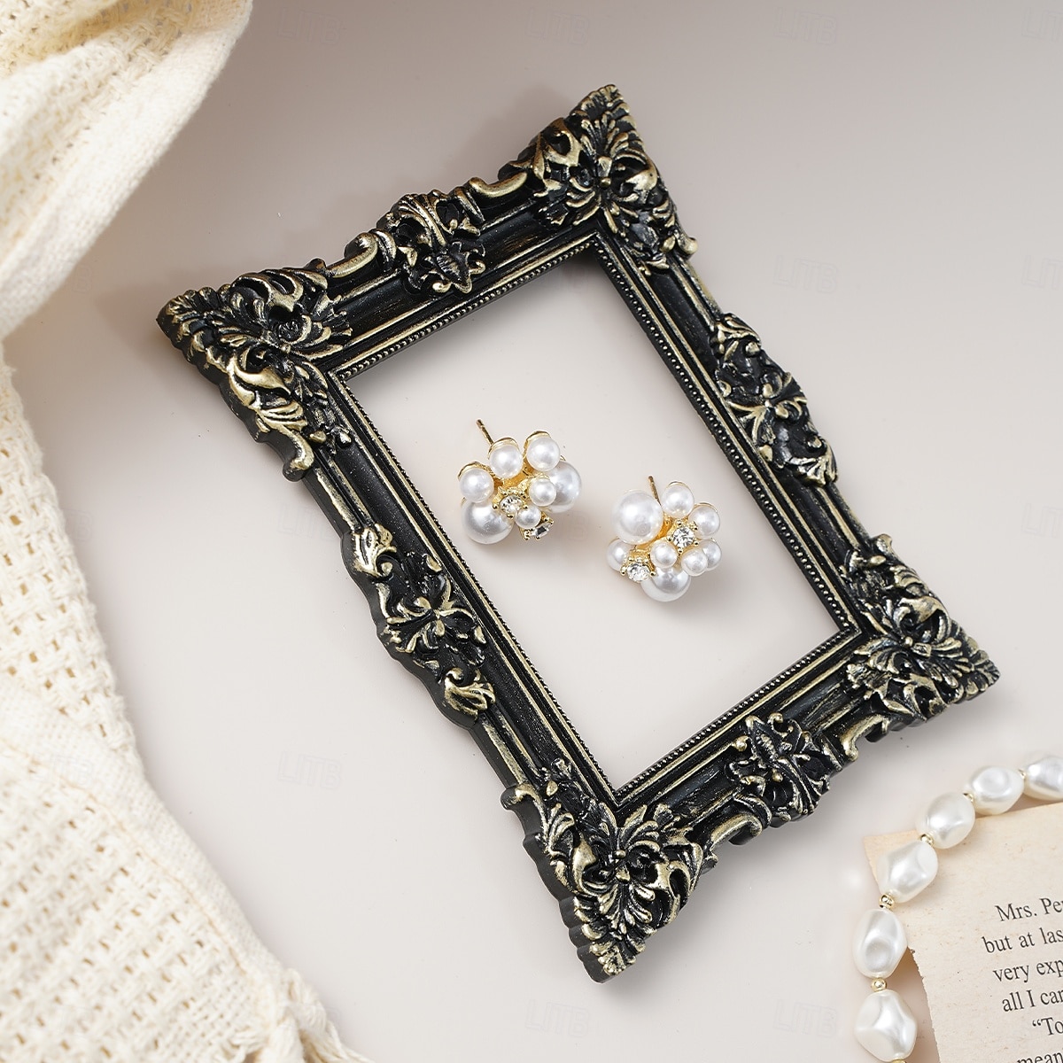 1PC, Black and Gold Mini Engraved Decorative Picture Frame Body, Resin Material DIY Decorative Small Item, Suitable for Photography Decoration Props, Wedding, Party and Other Scene Arrangements 2026 - $9.99 –P6