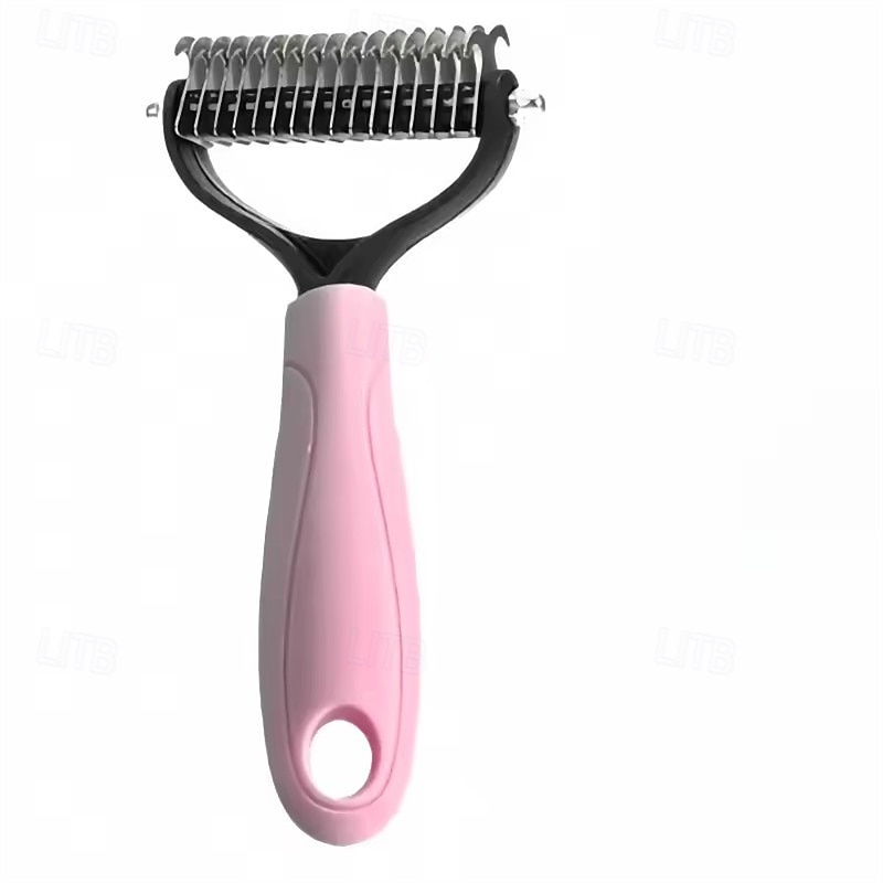 2 peines profesionales nuevos para eliminar el pelo de gatos, cepillos para el aseo de perros, herramientas para la muda de pelo de cachorros, peines para recortar el pelaje de mascotas 2026 - $4.49 –P4