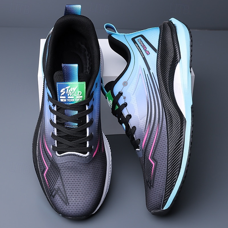 Tênis de corrida masculino branco e roxo - tênis esportivo leve e respirável - tênis atlético com amortecimento para homens, ideal para corrida, exercícios na academia, caminhada e uso diário ativo. de 2026 por $42.99 –P6
